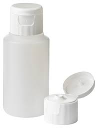 Plastiek knijpflesje voor massage-olie